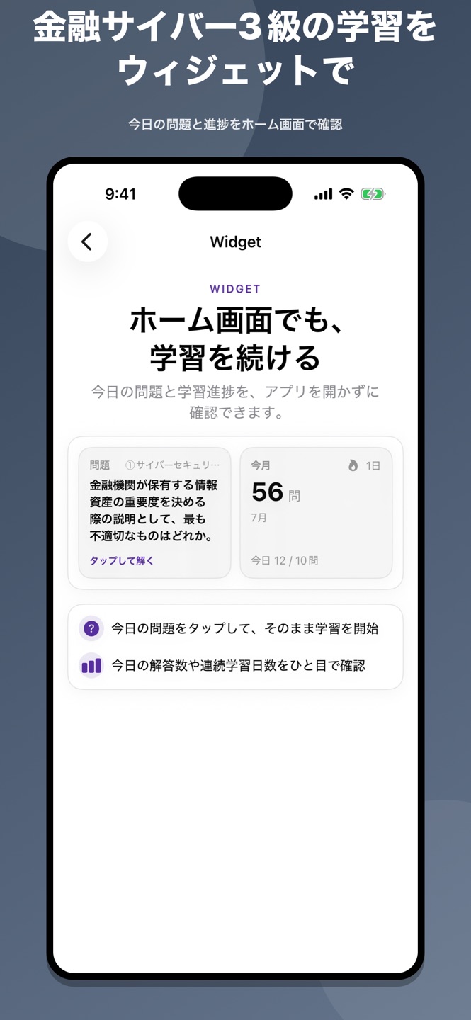 金融サイバー3級 問題集のスクリーンショット 3