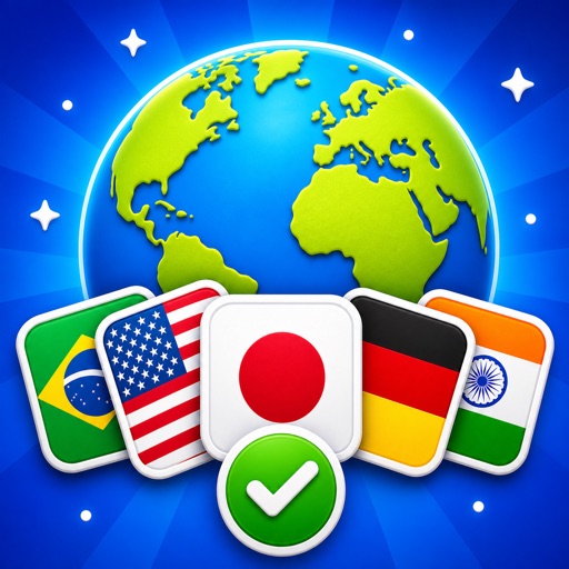 まなべる国旗クイズのアプリアイコン