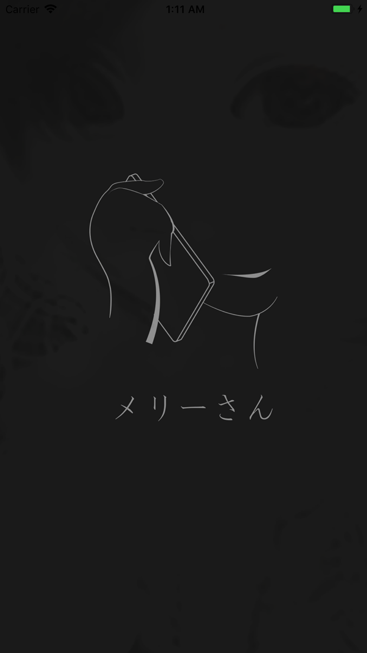メリーさんの画面