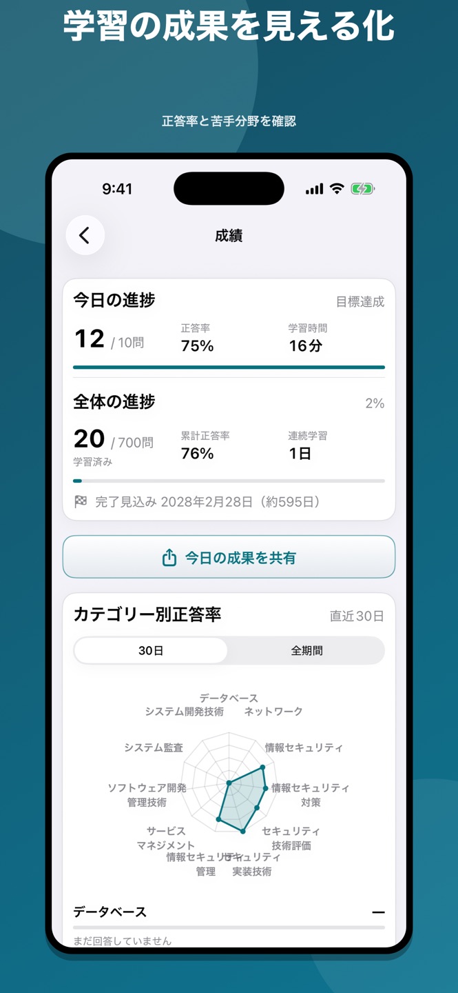 情報処理安全確保支援士 問題集のスクリーンショット 6